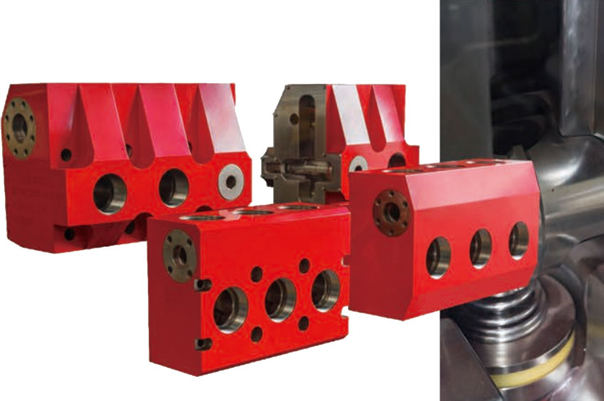 Hydraulic Part (Hydroblock) of the Hydraulic Fracturing Pump